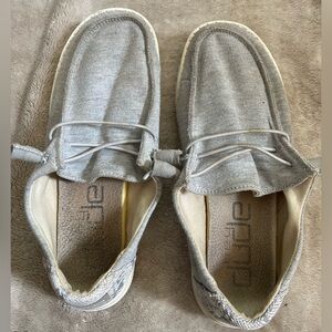 Hey Dude Wendy Stretch Fleece Shoe Glacier Gray